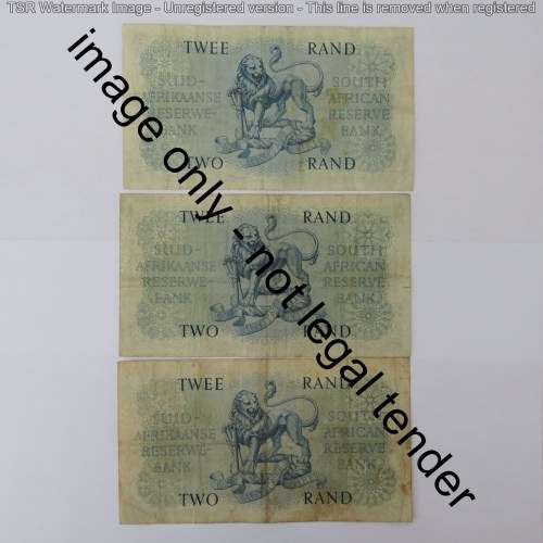 Rissik lot of 15 R2 notes all different prefix