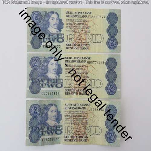 GPC de Kock lot of 14 R2 notes in various conditions