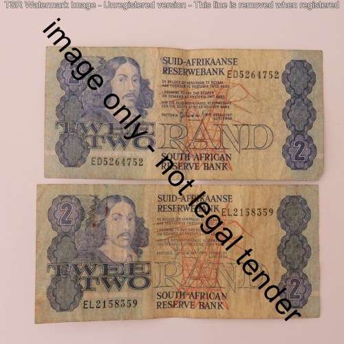 GPC de Kock lot of 14 R2 notes in various conditions