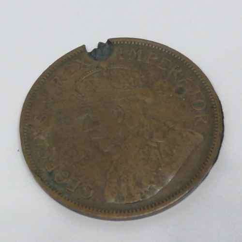 Antique Langburks and Lurk token - made on South African George V one penny