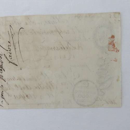 1805 French Napoleonic Bill of Exchange - 5000 Francs - Excellent condition