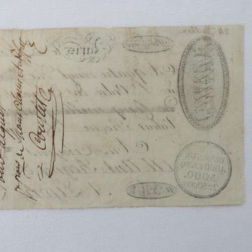 1805? French Napoleonic Bill of Exchange for 5000 Francs