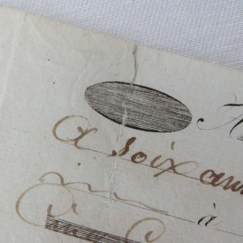 French Napoleonic Bill of Exchange for 4560 Francs
