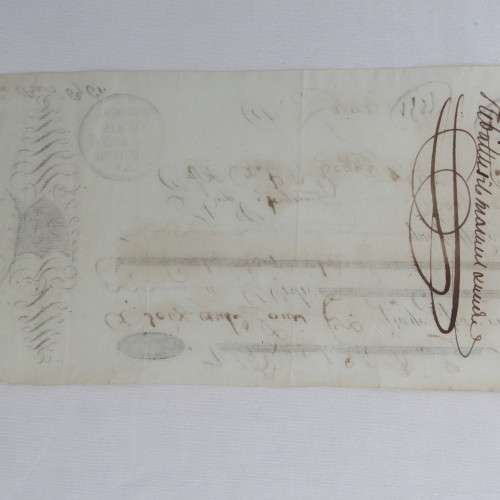 French Napoleonic Bill of Exchange for 4560 Francs