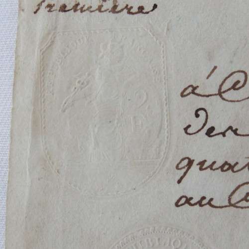 Early 1800`s French Napoleonic Bill of Exchange