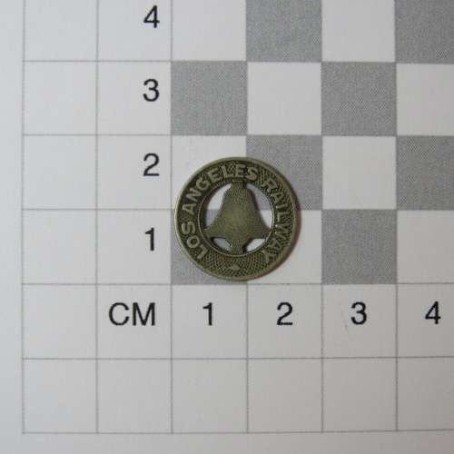 Los Angeles Railway token good for one fare