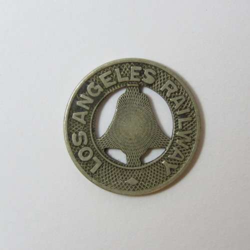 Los Angeles Railway token good for one fare