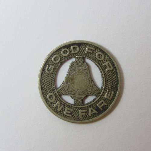 Los Angeles Railway token good for one fare