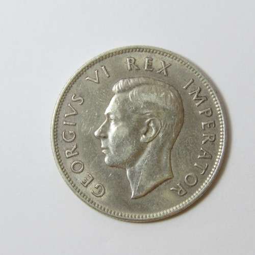 South Africa 1940 half crown - Silver