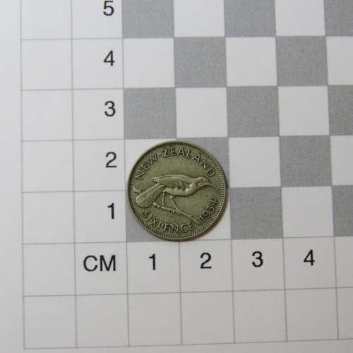 New Zealand 1934 sixpence - VF