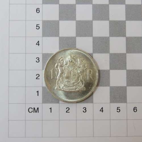 South Africa lot of 8 excellent R1 silver coins in Afrikaans and English - 1966, 1967, 1968, 1969