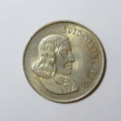 South Africa 1966 R1 double struck clearly visible on R and A of R1