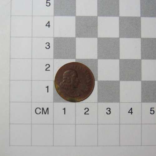 South Africa 1966 one cent - Weighs only 1,2 gram - Very thin