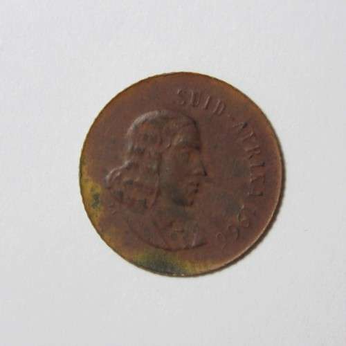 South Africa 1966 one cent - Weighs only 1,2 gram - Very thin
