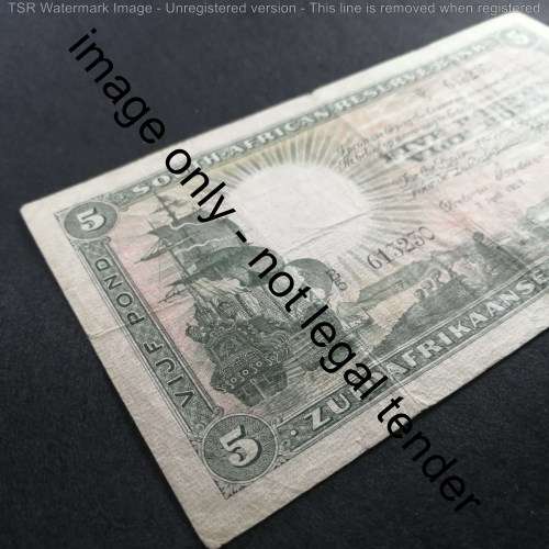 WH Clegg Third issue 2 April 1928 Five Pounds in reasonable condition