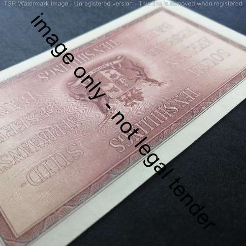 Postmus only issue 14 November 1935 Ten Shillings - Excellent condition with middle fold