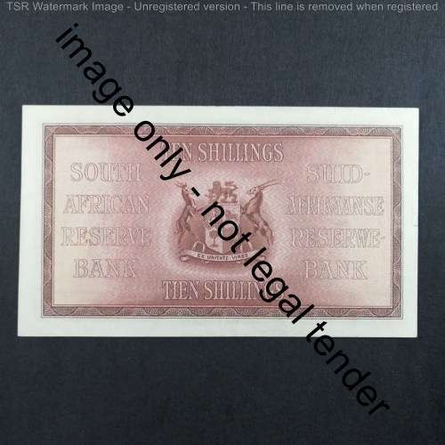 Postmus only issue 14 November 1935 Ten Shillings - Excellent condition with middle fold
