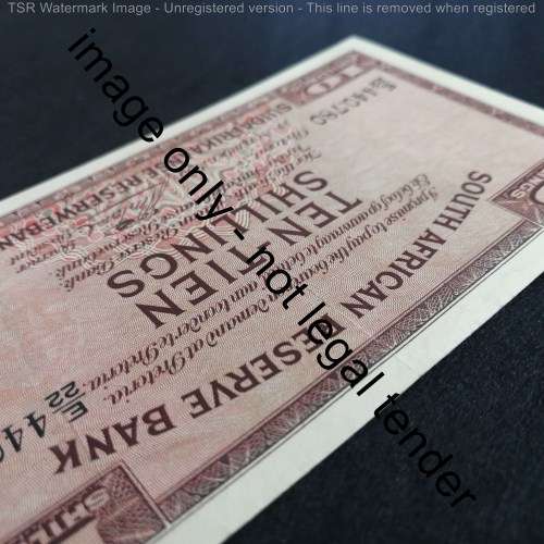 Postmus only issue 14 November 1935 Ten Shillings - Excellent condition with middle fold