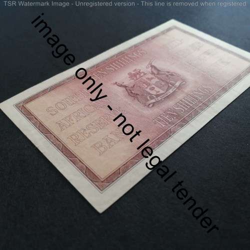 MH de Kock First Issue 11 November 1947 Ten Shilling banknote EF