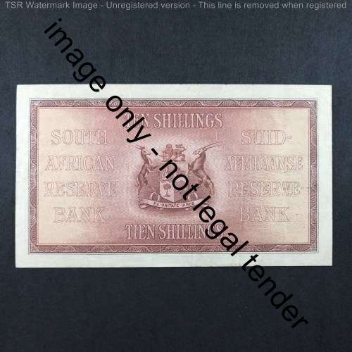 MH de Kock First Issue 11 November 1947 Ten Shilling banknote EF