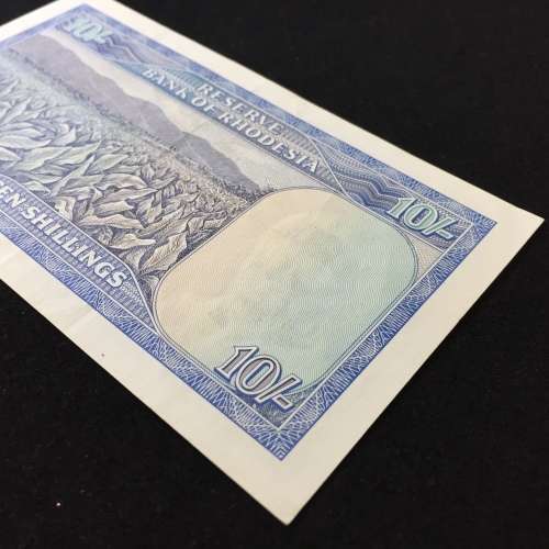 Reserve Bank of Rhodesia Ten Shillings L13 Salisbury 1 June 1966 AU