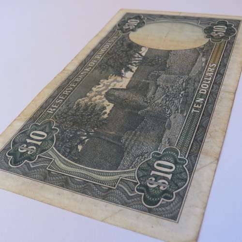 Reserve Bank of Rhodesia Ten Dollars 1 March 1976 - VF