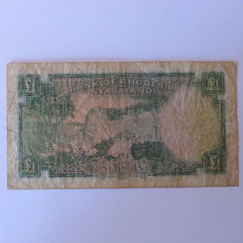 Rhodesia and Nyasaland One Pound 13 January 1961 X67