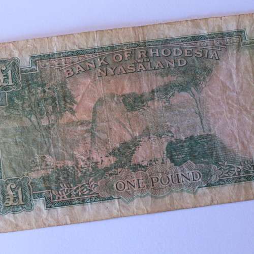 Rhodesia and Nyasaland One Pound 13 January 1961 X67