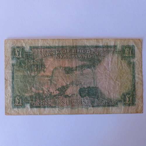 Rhodesia and Nyasaland One Pound 13 January 1961 X67