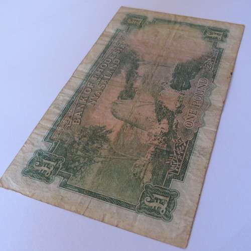 Rhodesia and Nyasaland One Pound 23 December 1960 X60