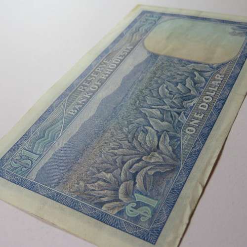 Reserve Bank of Rhodesia One Dollar 15 October 1974 EF