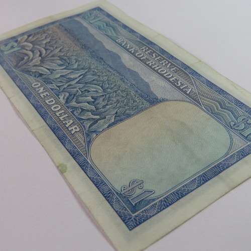 Reserve Bank of Rhodesia One Dollar 15 October 1974 EF