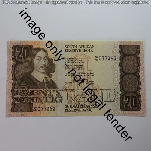 GPC de Kock 3rd Issue R20 banknote uncirculated