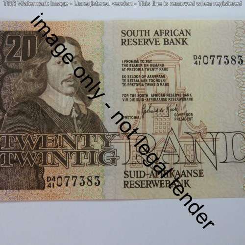 GPC de Kock 3rd Issue R20 banknote uncirculated