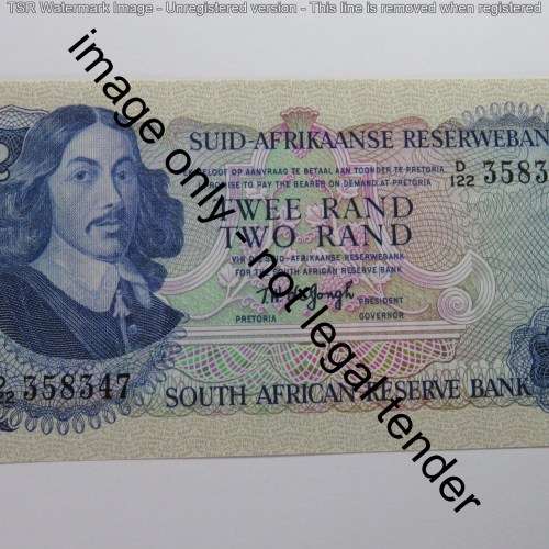 TW de Jongh 2nd Issue R2 banknote uncirculated