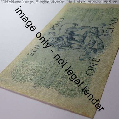 MH de Kock third issue 1 pound 6-5-58 EF+