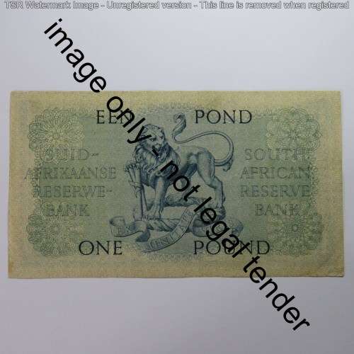 MH de Kock third issue 1 pound 6-5-58 EF+