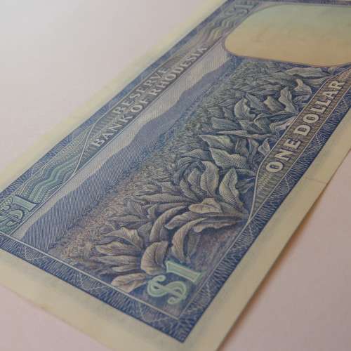 Reserve Bank of Rhodesia One dollar 15 October 1974