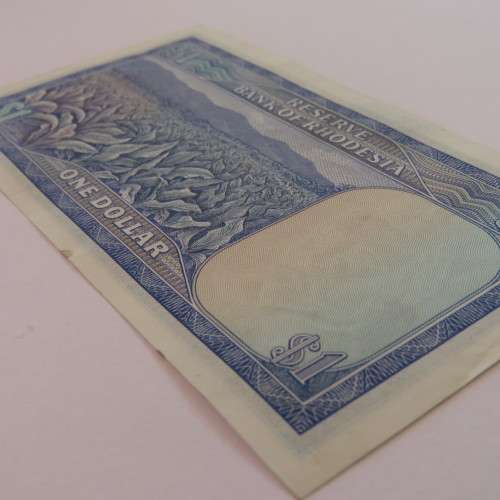 Reserve Bank of Rhodesia One dollar 15 October 1974