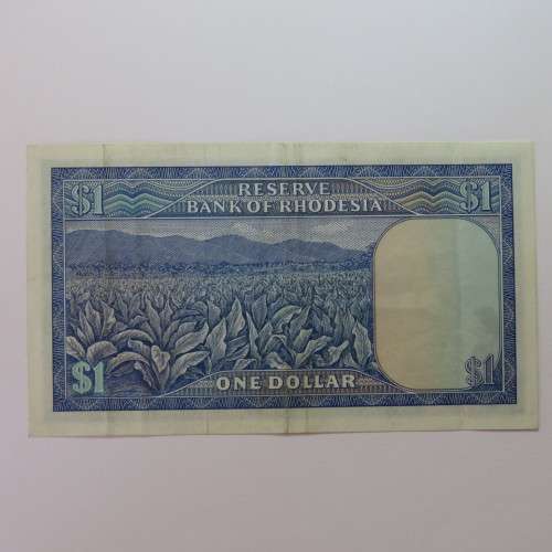 Reserve Bank of Rhodesia One Dollar 2 August 1979 EF