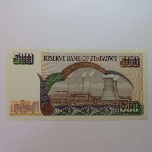 Zimbabwe $500 Harare 2004 uncirculated ZW54