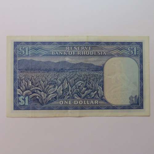Reserve Bank of Rhodesia One Dollar 2 August 1979 AU-
