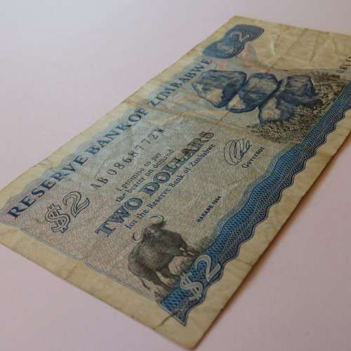 Zimbabwe 4th issue Two dollars Harare 1994 - ZW13 VG