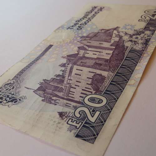 The Royal Bank of Scotland 28 January 1992 Twenty Pounds some creases but excellent