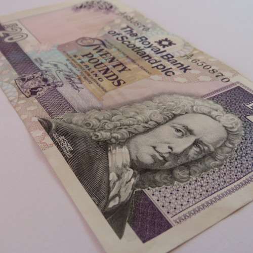 The Royal Bank of Scotland 28 January 1992 Twenty Pounds some creases but excellent