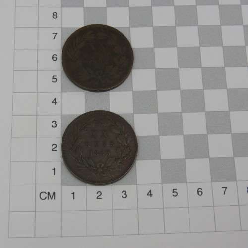 Lot of 4 Portugal coins late 1800`s