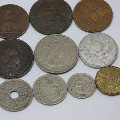 Lot of 10 coins - World - All different