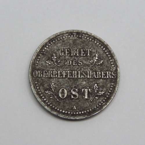1916 Germany 2 Kopecks Military coinage Wilhelm 2 - XF