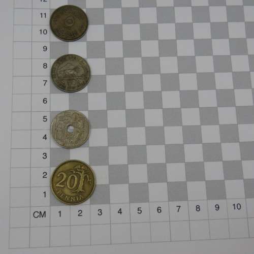 Lot of 10 different countries vintage coins