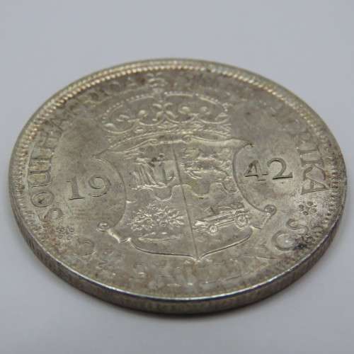 1942 South Africa half crown - Uncirculated